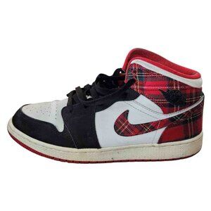 Nike Air Jordan 1 Mid ‘Bad Santa’ Plaid 2018 Size 7Y